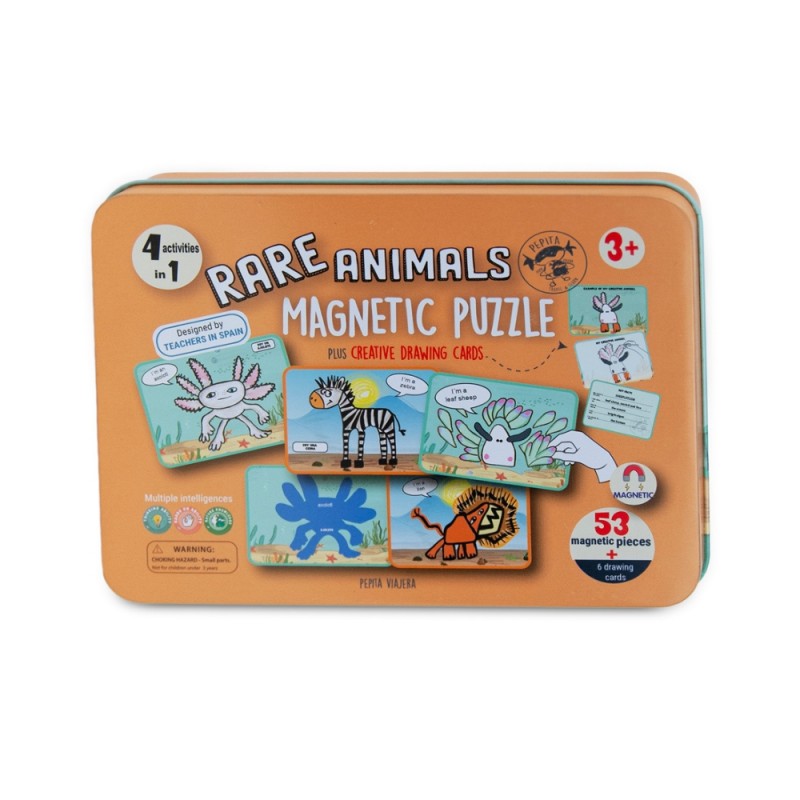 Pepita Viajera Μαγνητικό Παιχνίδι, Rare Animal Collection-Kids Collection,12x16,3x2,5cm Pepita Viajera Μαγνητικό Παιχνίδι, Rare Animal Collection-Kids Collection,12x16,3x2,5cm