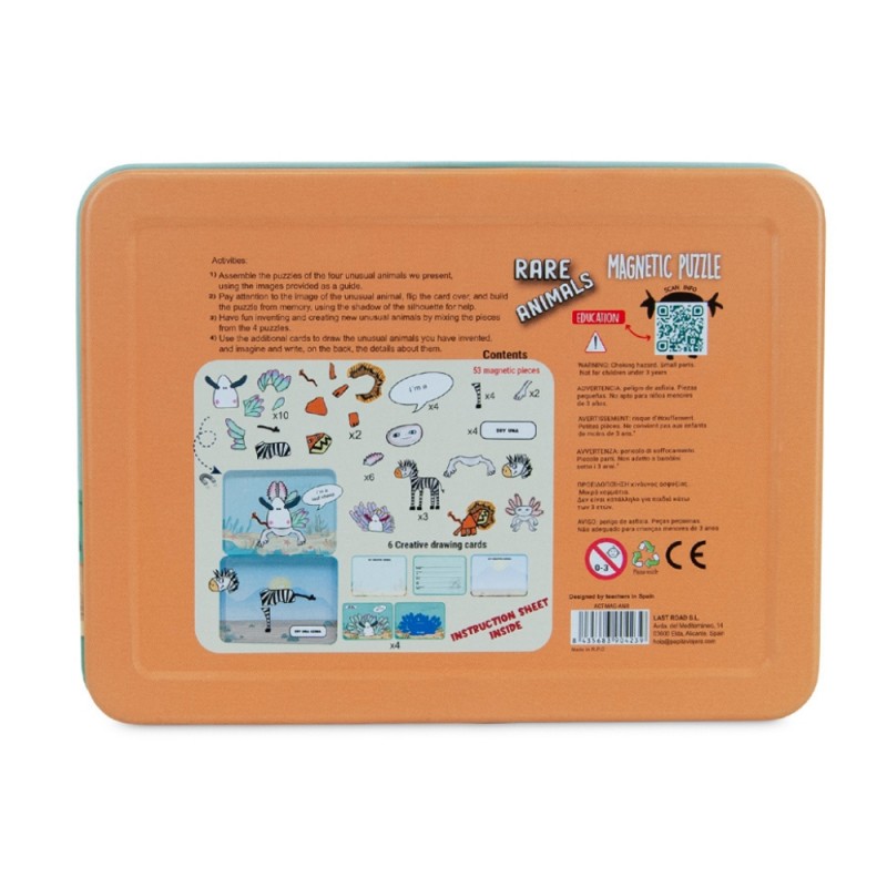 Pepita Viajera Μαγνητικό Παιχνίδι, Rare Animal Collection-Kids Collection,12x16,3x2,5cm Pepita Viajera Μαγνητικό Παιχνίδι, Rare Animal Collection-Kids Collection,12x16,3x2,5cm