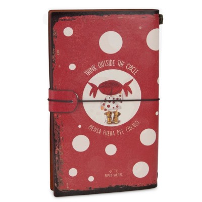 Pepita Viajera Σημειωματάριο με Δέσιμο και Θήκες ,Pepikusama,Art Collections, 20,6x12,2x1,5εκ