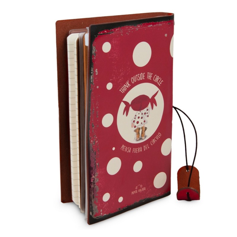 Pepita Viajera Σημειωματάριο με Δέσιμο και Θήκες ,Pepikusama,Art Collections, 20,6x12,2x1,5εκ Pepita Viajera Σημειωματάριο με Δέσιμο και Θήκες ,Pepikusama,Art Collections, 20,6x12,2x1,5εκ