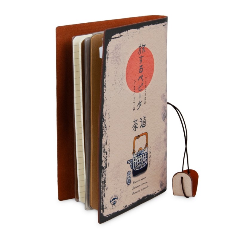 Pepita Viajera Σημειωματάριο με Δέσιμο και Θήκες ,Japan Collections, 20,6x12,2x1,5εκ