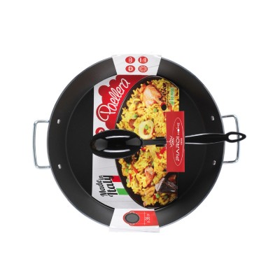 Τηγάνι Paella Αντικολλητικό Αλουμινίου 36εκ με Κουτάλα Piardi