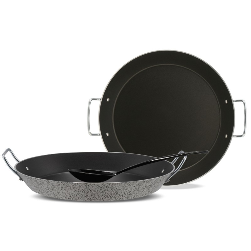 Τηγάνι Paella Αντικολλητικό Αλουμινίου 36εκ με Κουτάλα Piardi Τηγάνι Paella Αντικολλητικό Αλουμινίου 36εκ με Κουτάλα Piardi