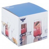 Ravenhead Ποτήρια Νερού Γυάλινα Σετ 4τμχ Majestic 38cl Ravenhead Ποτήρια Νερού Γυάλινα Σετ 4τμχ Majestic 38cl