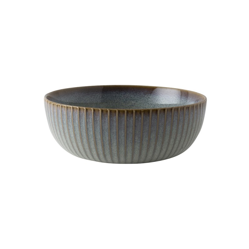 Dutch Rose Μπολ Γκρι Stoneware Sapphire 17εκ 