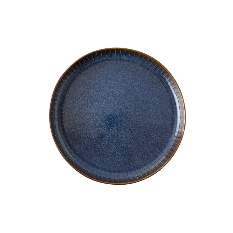 Dutch Rose Πιάτο Μπλε Stoneware Sapphire 18,5εκ 