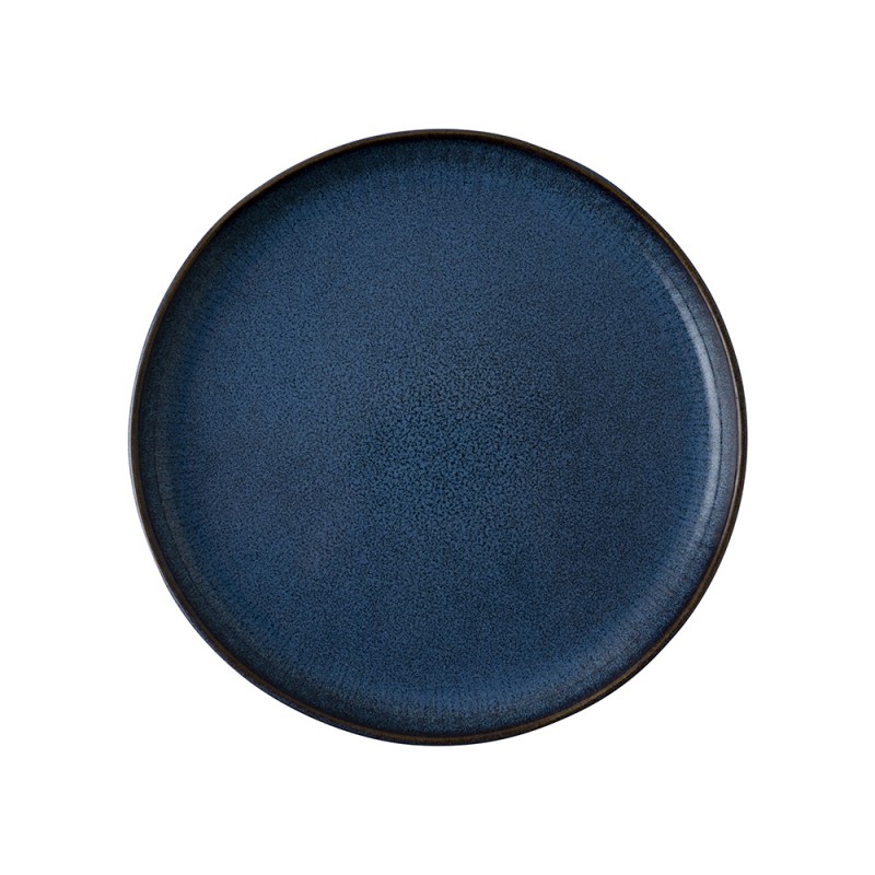 Dutch Rose Πιάτο Ρηχό Μπλε Stoneware Sapphire 21,5εκ 