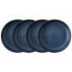 Dutch Rose Σετ 4τμχ Βαθιά Πιάτα Sapphire Stoneware Μπλε 23εκ Dutch Rose Σετ 4τμχ Βαθιά Πιάτα Sapphire Stoneware Μπλε 23εκ