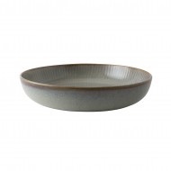 Dutch Rose Πιάτο Βαθύ Γκρι Stoneware Sapphire 23εκ  Dutch Rose Πιάτο Βαθύ Γκρι Stoneware Sapphire 23εκ