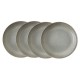 Dutch Rose Σετ 4τμχ Βαθιά Πιάτα Sapphire Stoneware Γκρι 23εκ Dutch Rose Σετ 4τμχ Βαθιά Πιάτα Sapphire Stoneware Γκρι 23εκ