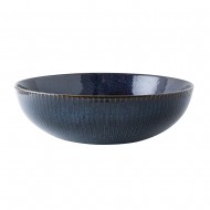 Dutch Rose Σετ Φαγητού 9τμχ Sapphire Stoneware Γκρι & Μπλε Dutch Rose Σετ Φαγητού 9τμχ Sapphire Stoneware Γκρι & Μπλε