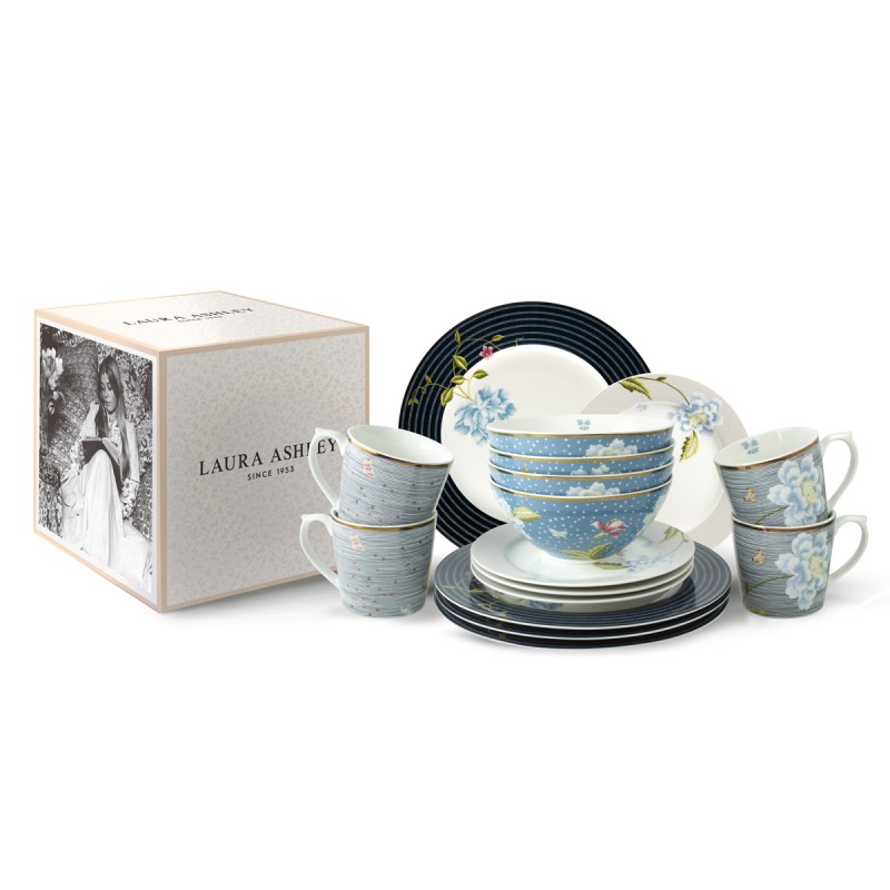 Laura Ashley Σετ Φαγητού Πορσελάνης 16τμχ,Heritage