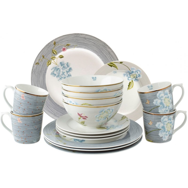 Laura Ashley Σετ Φαγητού Πορσελάνης 16τμχ,Heritage