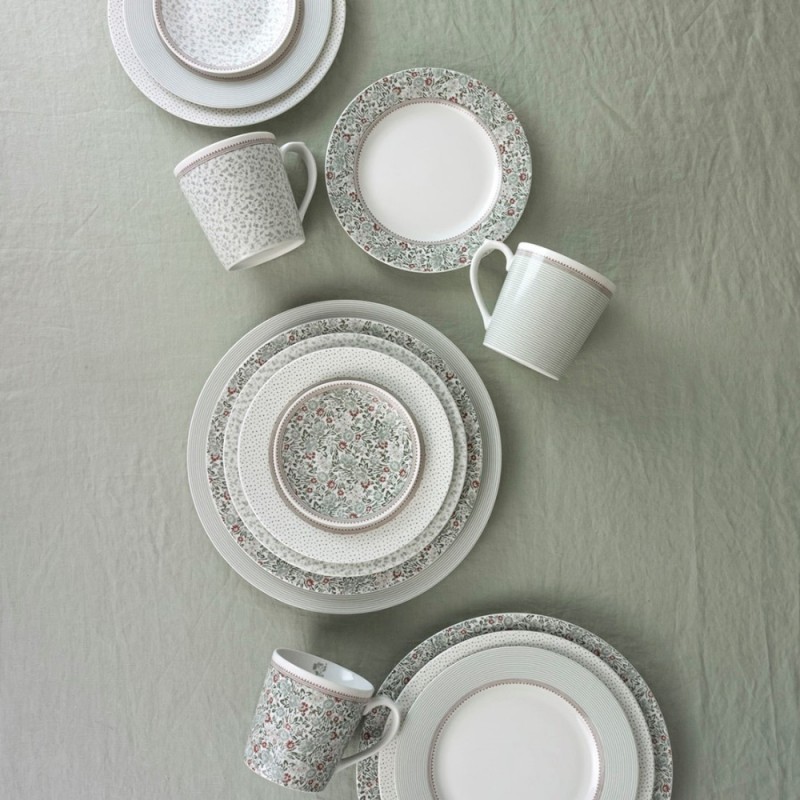 Laura Ashley Σετ Φαγητού Stoneware 16τμχ,Wild Clematis Laura Ashley Σετ Φαγητού Stoneware 16τμχ,Wild Clematis
