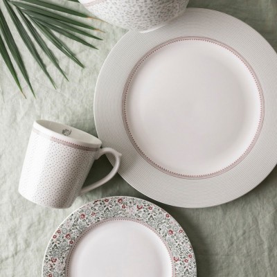 Laura Ashley Σετ Φαγητού Stoneware 16τμχ,Wild Clematis Laura Ashley Σετ Φαγητού Stoneware 16τμχ,Wild Clematis