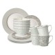 Laura Ashley Σετ Φαγητού Stoneware 16τμχ,Wild Clematis Laura Ashley Σετ Φαγητού Stoneware 16τμχ,Wild Clematis