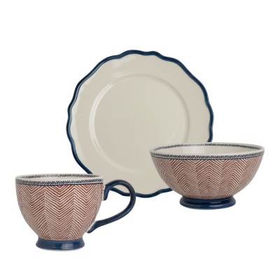 Laura Ashley Σετ Πρωινού 12τμχ Κεραμικό Terra II Hedingham