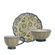 Laura Ashley Σετ Πρωινού 3τμχ Κεραμικό Green Hedingham