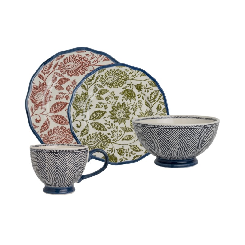 Laura Ashley Σετ Φαγητού & Πρωινού Κεραμικό 16τμχ Hedingham Laura Ashley Σετ Φαγητού & Πρωινού Κεραμικό 16τμχ Hedingham
