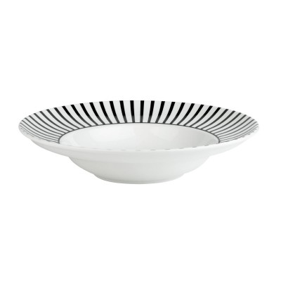 Dutch Rose Πιάτο Βαθύ Πορσελάνης Stripe Pasta 27,5εκ