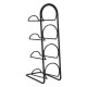 Tekno-Tel Κάβα 4 Θέσεων Μεταλλική Μαύρη Ματ 21x12x44εκ