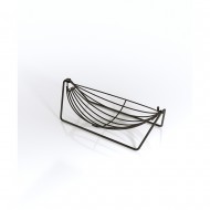 Tekno-Tel Φρουτιέρα Μεταλλική Μαύρη Ματ 16x30x10εκ Tekno-Tel Φρουτιέρα Μεταλλική Μαύρη Ματ 16x30x10εκ