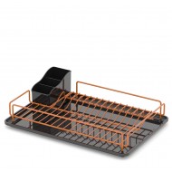 Tekno-Tel Πιατοθήκη Μεταλλική Χάλκινο-Μαύρο 32x47x9εκ Tekno-Tel Πιατοθήκη Μεταλλική Χάλκινο-Μαύρο 32x47x9εκ