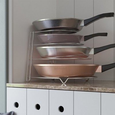 Tekno-Tel Ραφιέρα για Τηγάνια Μεταλλική 33x23x24,5εκ