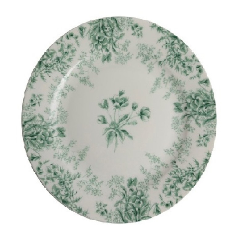 Laura Ashley Πιάτο Ρηχό Flower Green,Thurston Bloom 23εκ