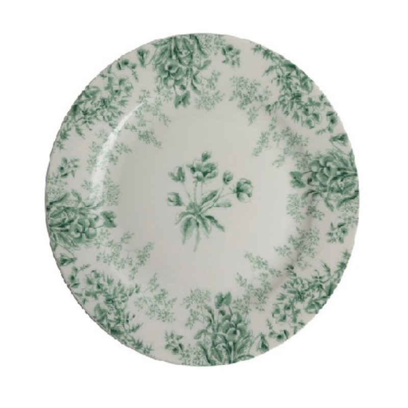 Laura Ashley Πιάτο Ρηχό Flower Green,Thurston Bloom 18εκ
