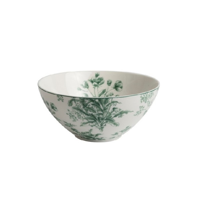 Laura Ashley Μπολ Πορσελάνης Flower Green,Thurston Bloom  13εκ