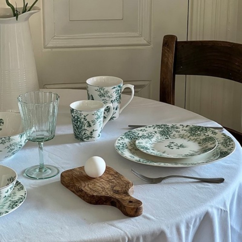 Laura Ashley Πιάτο Petit Four Flower Green,Thurston Bloom 12εκ Laura Ashley Πιάτο Petit Four Flower Green,Thurston Bloom 12εκ