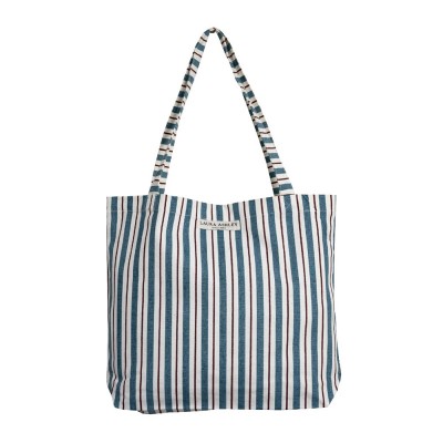 Laura Ashley Τσάντα Πολλαπλών Χρήσεων Υφασμάτινη Pennel Stripe Tote Bags 44x36εκ Laura Ashley Τσάντα Πολλαπλών Χρήσεων Υφασμάτινη Pennel Stripe Tote Bags 44x36εκ