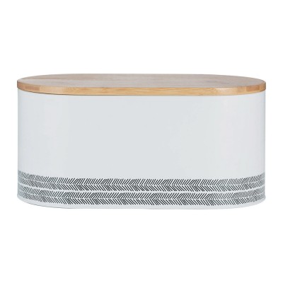 Typhoon Ψωμιέρα Μεταλλική Λευκή 16x34x17,5εκ Typhoon Ψωμιέρα Μεταλλική Λευκή 16x34x17,5εκ