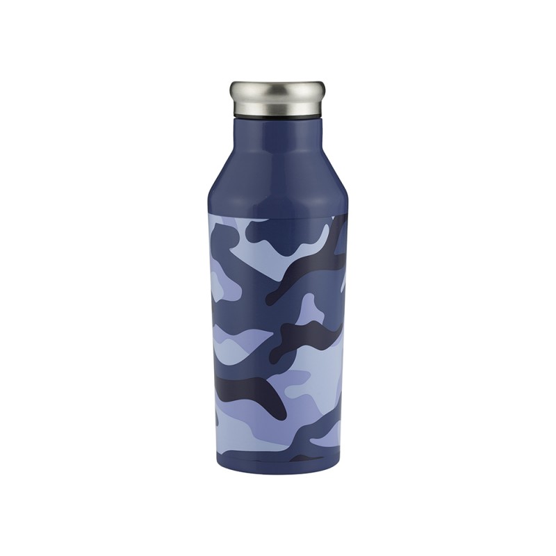 Typhoon Μπουκάλι Ανοξείδωτο Ατσάλι Μπλέ Camouflage 600ml