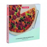 Typhoon Πέτρα Ψησίματος Pizza Στρογγυλή με Μεταλλική Σχάρα Σερβιρίσματος 33εκ Typhoon Πέτρα Ψησίματος Pizza Στρογγυλή με Μεταλλική Σχάρα Σερβιρίσματος 33εκ