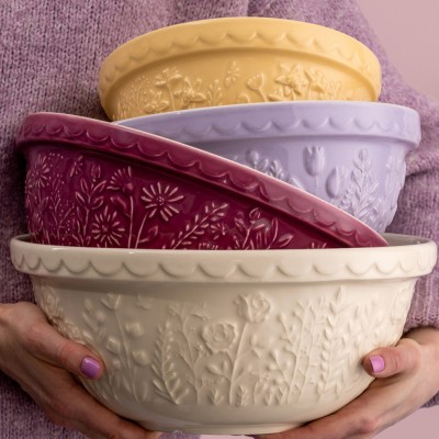 Mason Cash Μπολ Stoneware Με Ανάγλυφα Σχέδια Κίτρινο, 21X10εκ, 1,1L Mason Cash Μπολ Stoneware Με Ανάγλυφα Σχέδια Κίτρινο, 21X10εκ, 1,1L