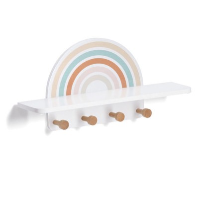 Z Present Κρεμάστρα Παιδική Ξύλινη Rainbow με Ράφι 48x13x24εκ Z Present Κρεμάστρα Παιδική Ξύλινη Rainbow με Ράφι 48x13x24εκ