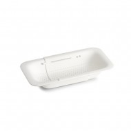 Z Present Σουρωτήρι Επεκτεινόμενο Νεροχύτη Πλαστικό Λευκό 36,2-49,4x20x6.8εκ