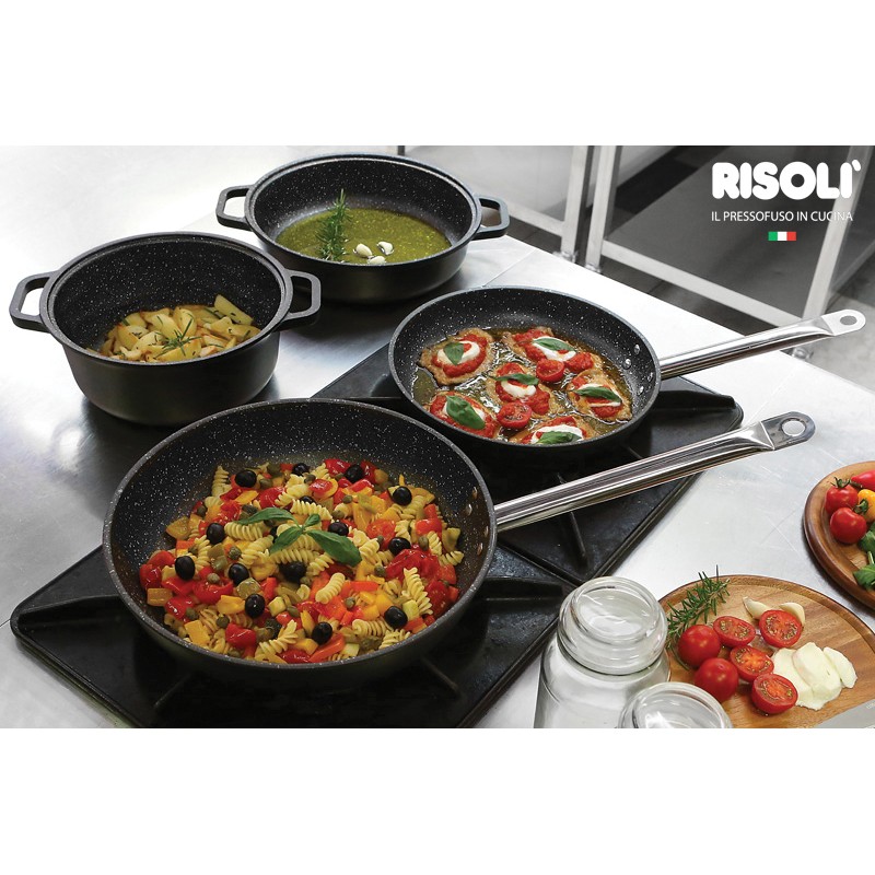 Professional Granite Risoli Επαγγελματικό Αντικολλητικό Τηγάνι 28εκ Professional Granite Risoli Επαγγελματικό Αντικολλητικό Τηγάνι 28εκ